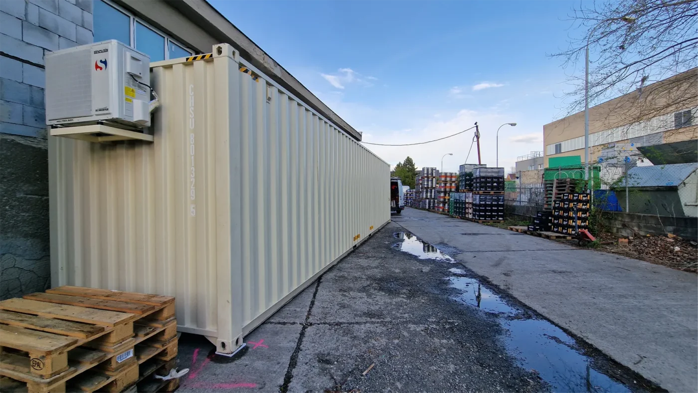 Kontejner na chlazení piva