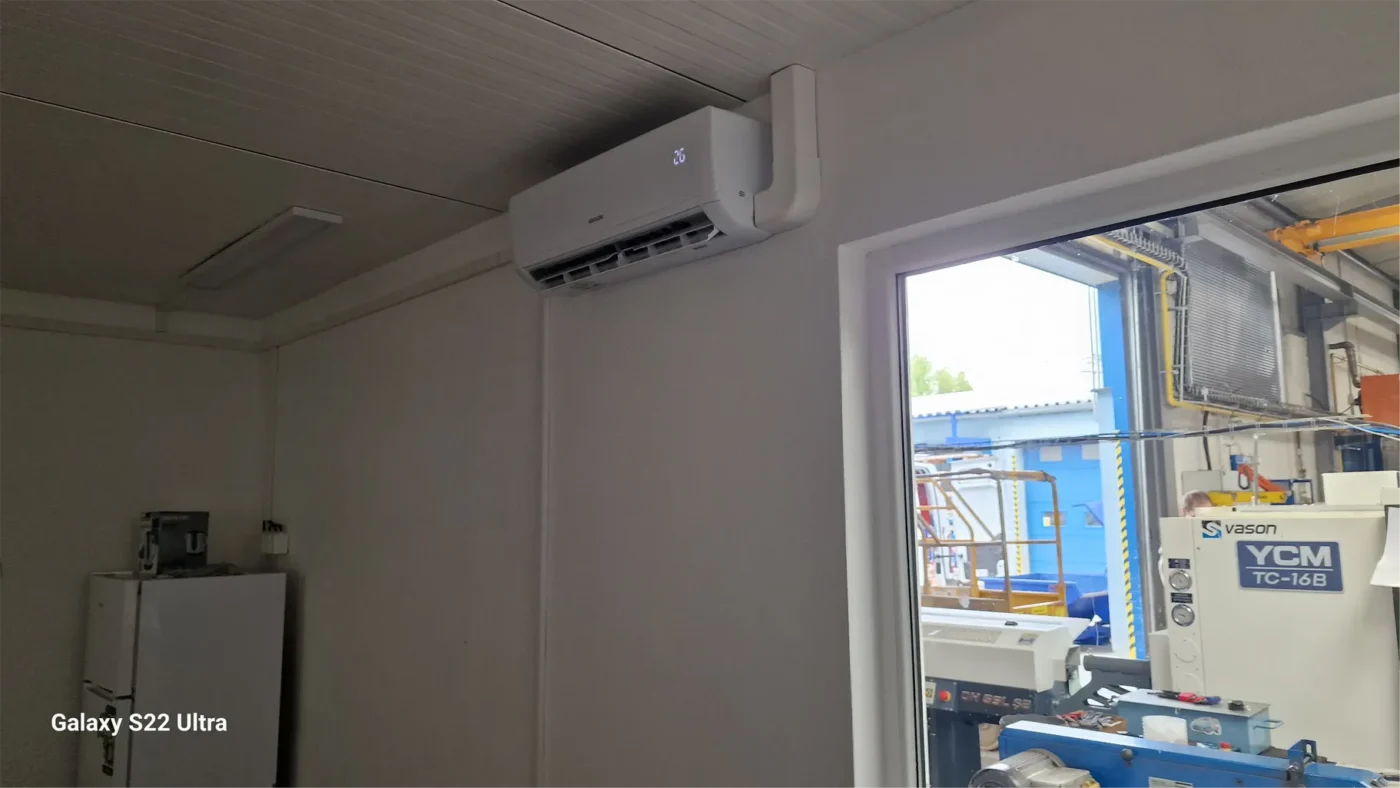 Montáž klimatizace - Hala, Brumovice