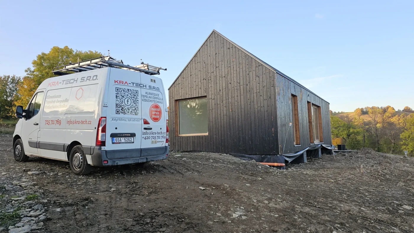 Montáž klimatizace - Chatky, Andělská hora